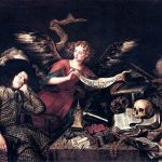\"The Knight\'s Dream\" ( Giấc mơ thiên thần\" ) - Antonio de Parada 1655